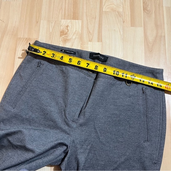 Talbots Womens Size 8P Grey Skinny Ankle Womens Dress Pants High Rise - Picture 4 of 7